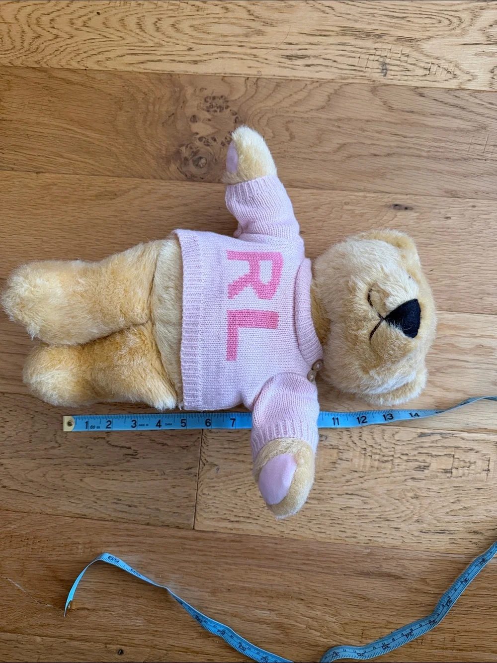 Ralph Lauren Romance - Beige Bear with Pink Ribbon Tag